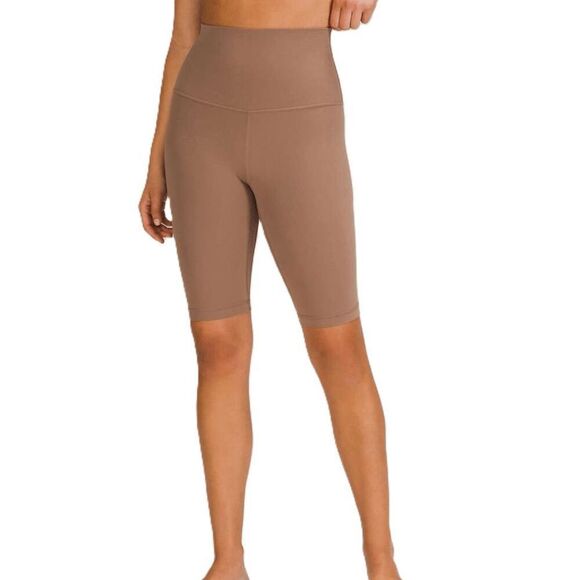 Lululemon Align Super High Rise Short 10" Cacao Size 6 - Picture 1 of 8